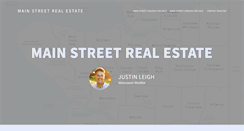 Desktop Screenshot of mainstreetrealestate.ca