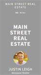 Mobile Screenshot of mainstreetrealestate.ca