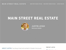Tablet Screenshot of mainstreetrealestate.ca